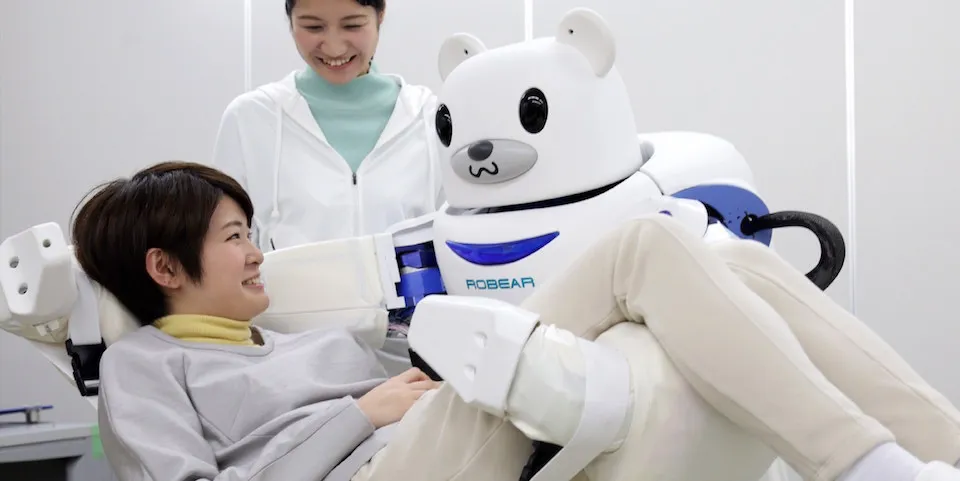 Japan's Robear elderly assistance robot